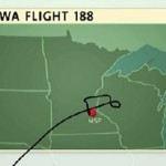 Path of flight 188 when it got "lost"